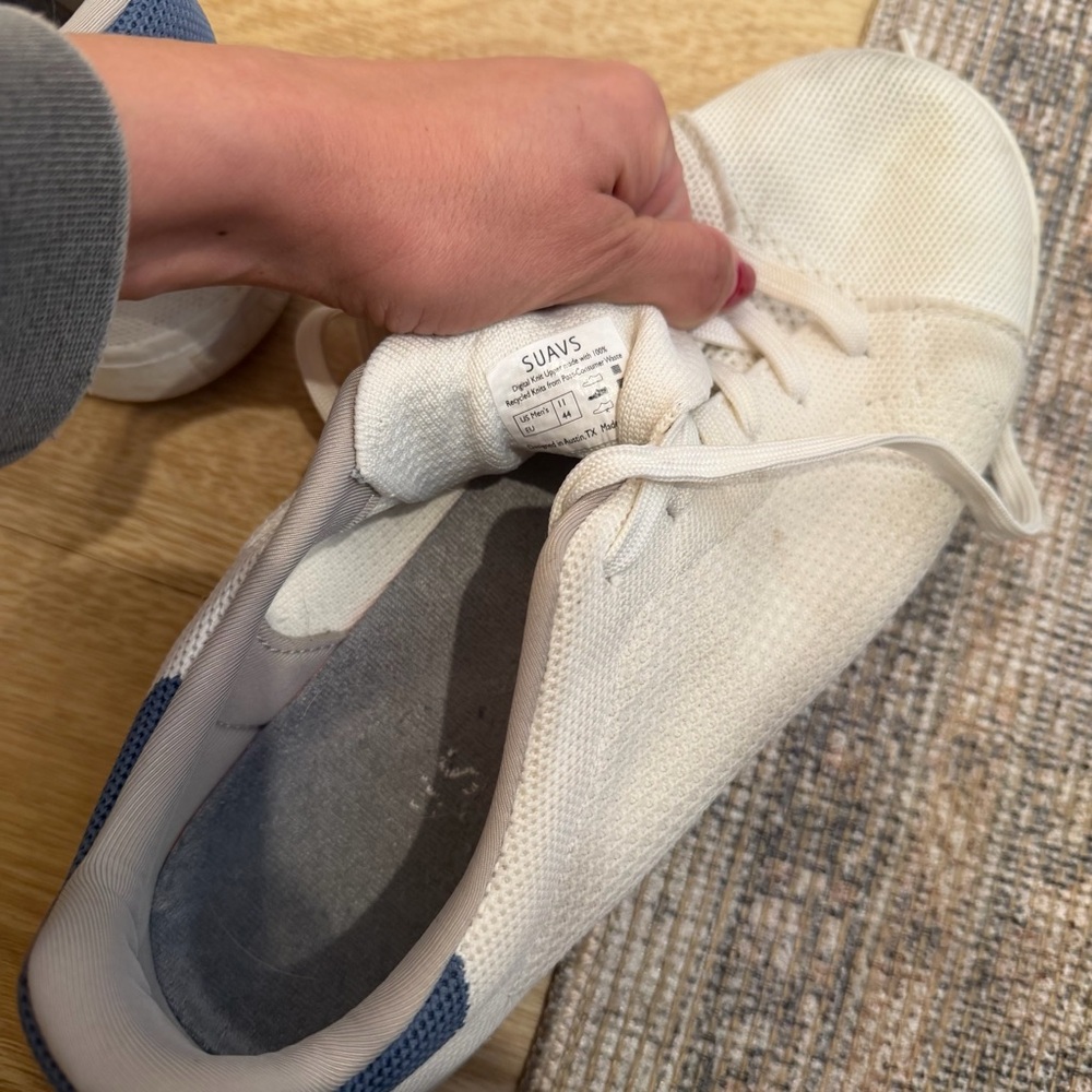 Suavs White Men's Sneakers - Picture 4 of 4